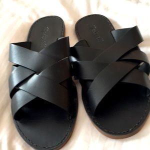 Madewell leather sandals NWT